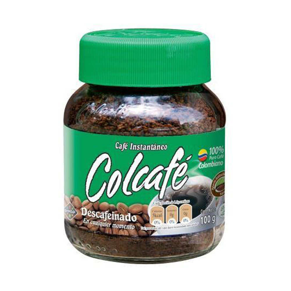 Colcafe Descafeinado Frasco 100Gr | SuperBooM